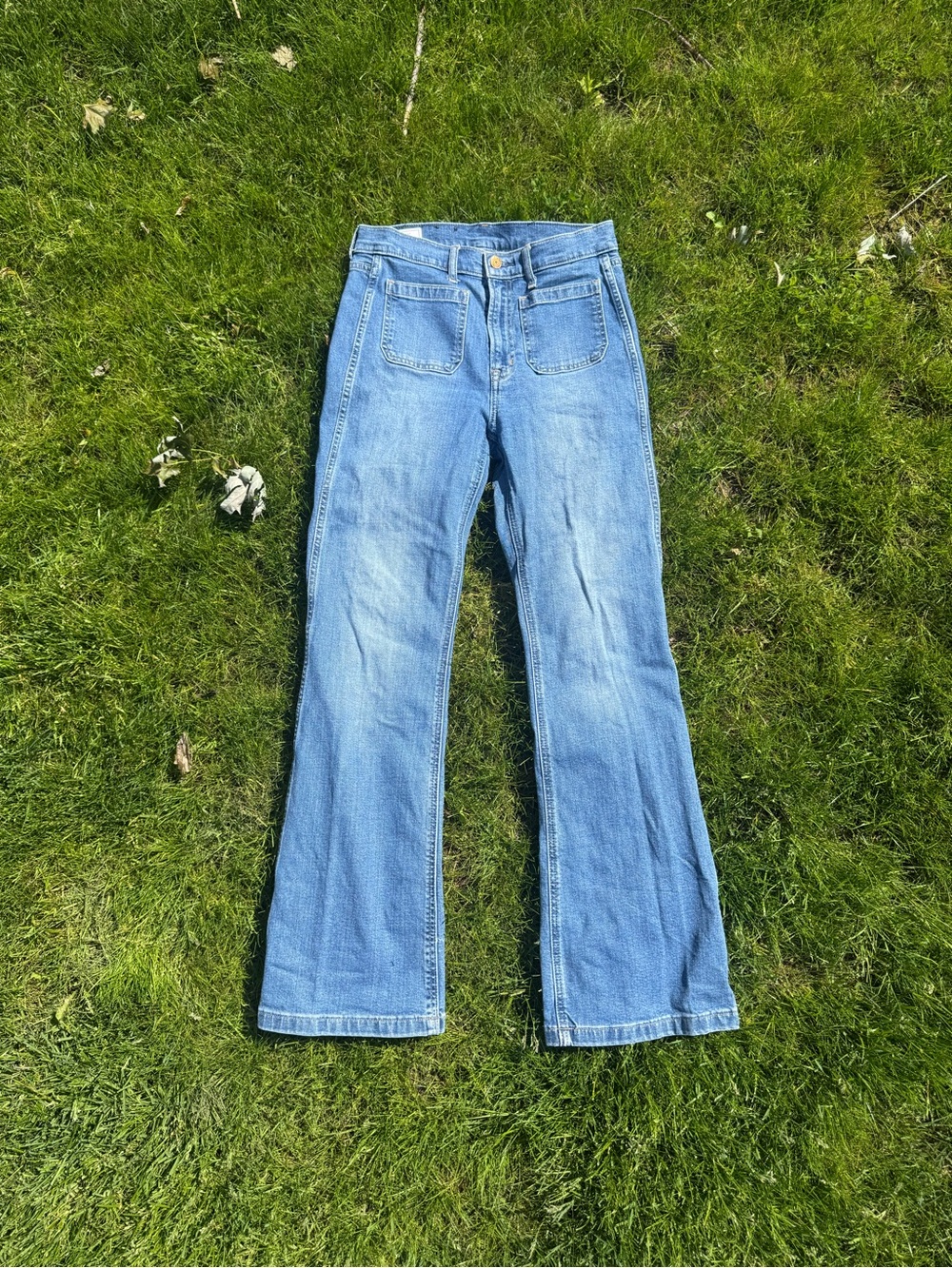 GAP High-Rise Flare Denim